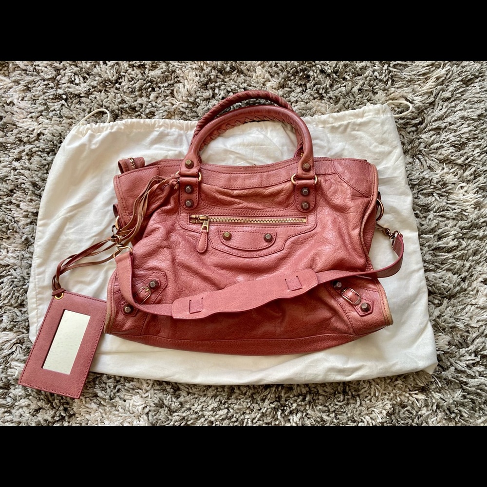 Sold - Authentic Balenciaga City Giant Studs Medium